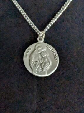 St. Anthony Medal With Chain In Original Packaging